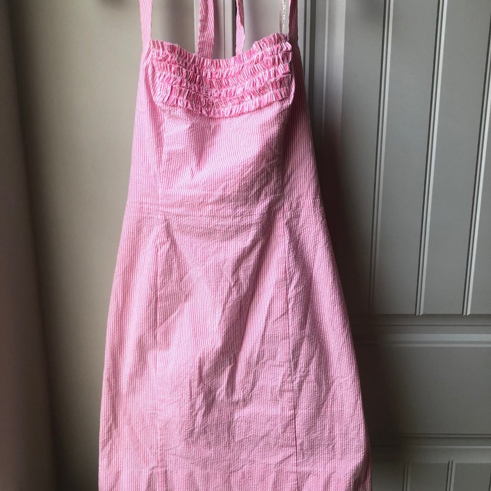 LILLY PULITZER Maureen Ruffle Halter Dress PINK